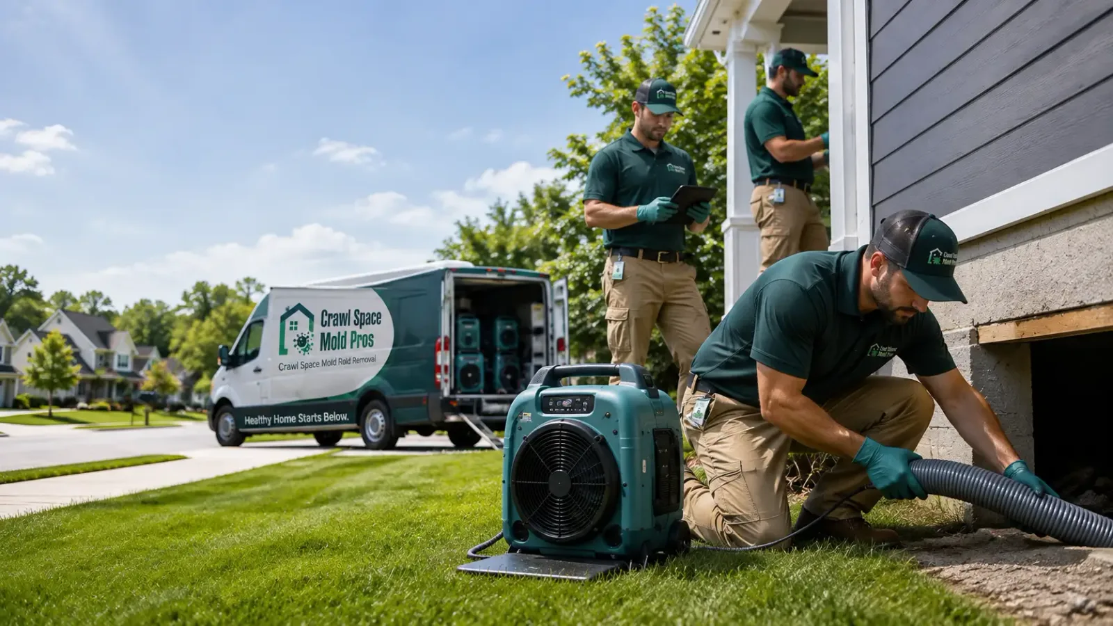 Crawl Space Mold Removal in Reedsville, WI